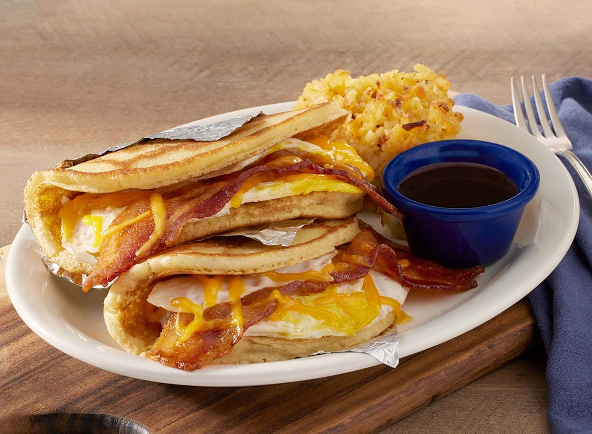 Cracker Barrel Pancake Tacos