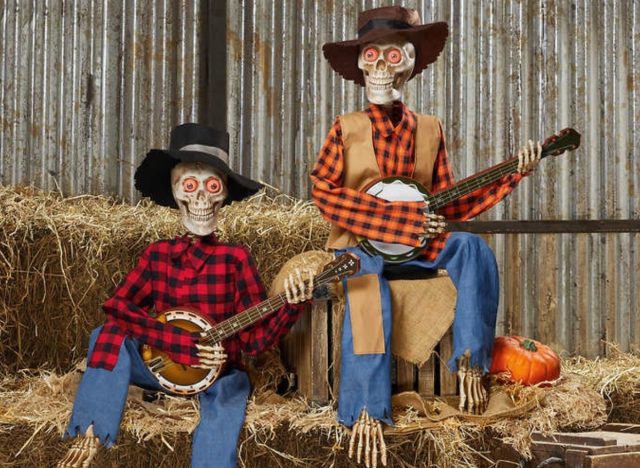 dueling banjo skeletons