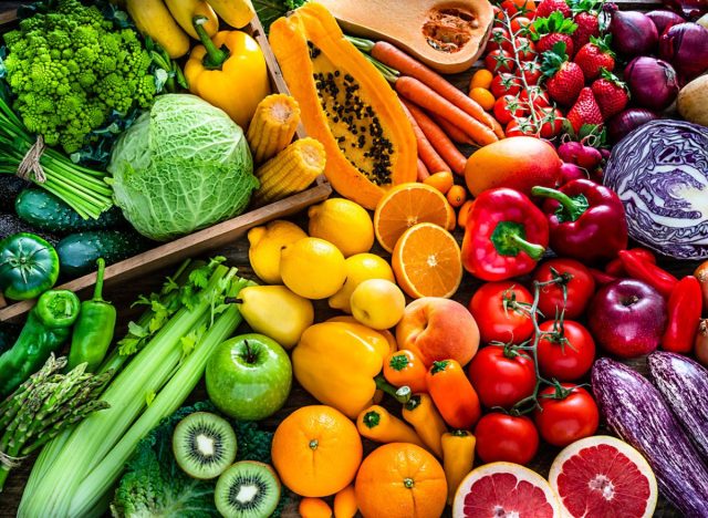 fruits and vegetables