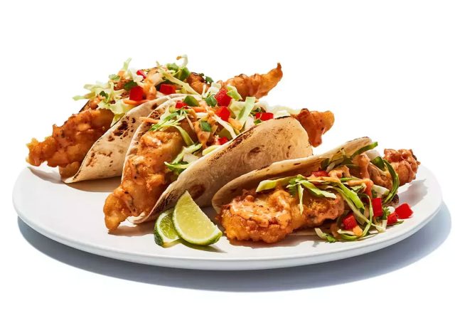 Hooters Baja Fish Tacos (Fried)