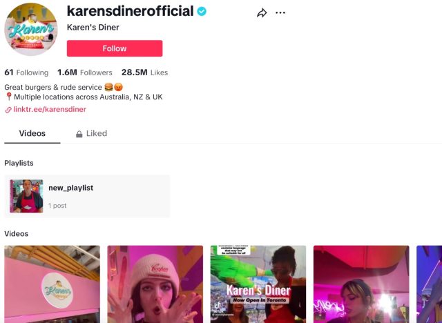 karens diner tiktok