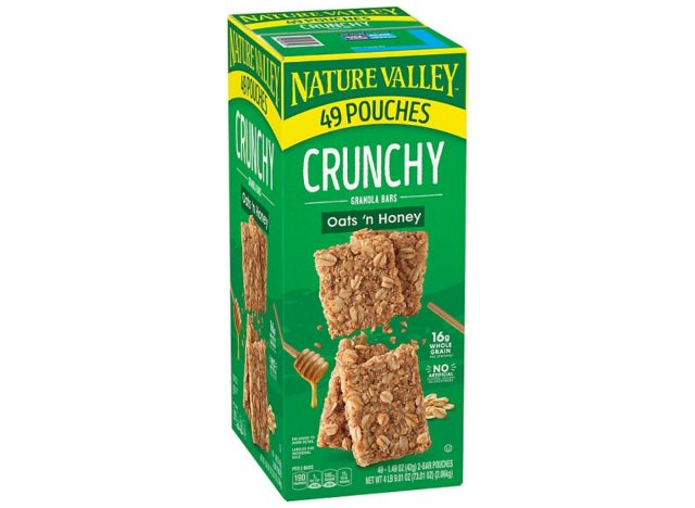 nature valley oats 'n honey granola bars