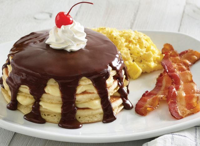 Perkins Boston Cream Pancake Platter