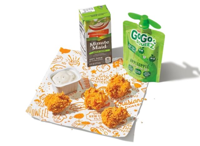 popeye's chicken nuggets kids meal