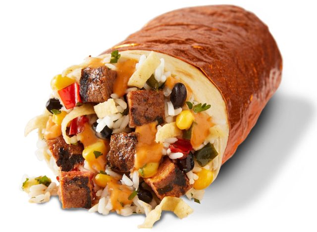 Qdoba Southwest Steak Burrito
