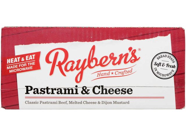 Raybern's Deli Style Sandwich, Pastrami & Cheese