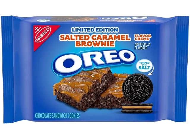 salted caramel brownie oreos