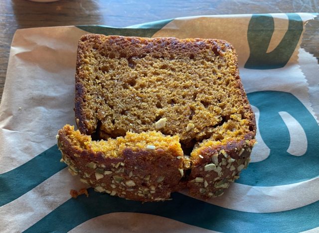 starbucks pumpkin loaf