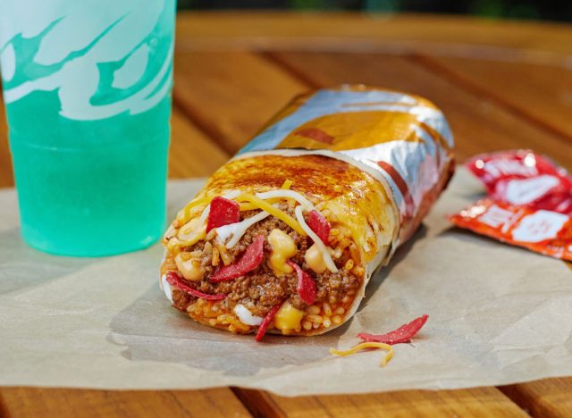 Taco Bell grilled cheese burrito