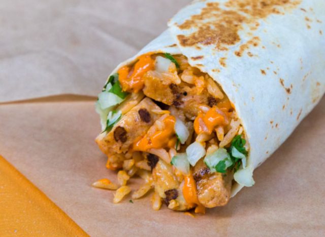 taco bell india tikka masala burrito