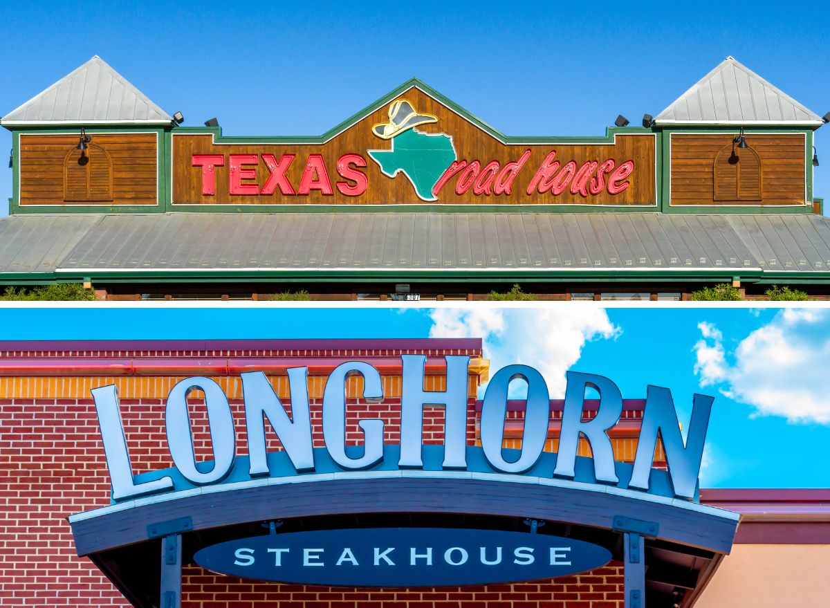 texas roadhouse longhorn steakhouse collage