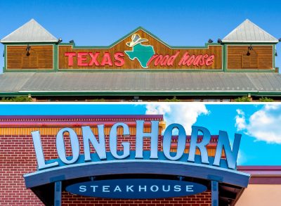 texas roadhouse longhorn steakhouse collage