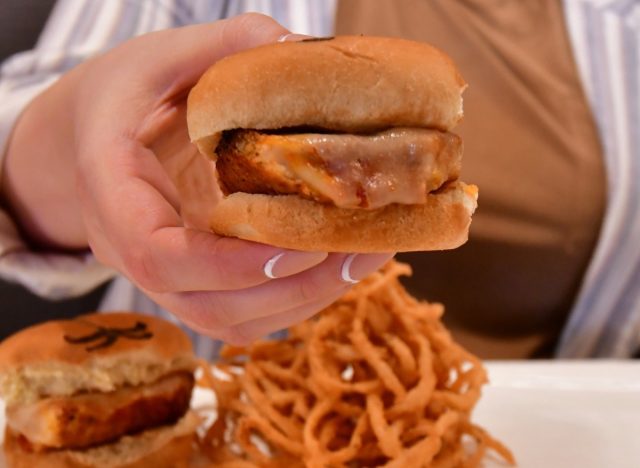 the palm chicken parm sliders