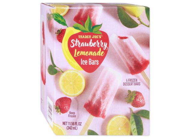 trader joe's strawberry lemonade ice bars