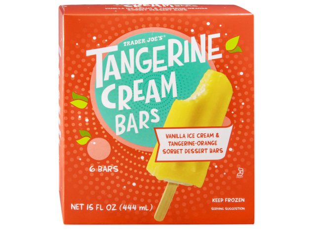 trader joe's tangerine cream bars