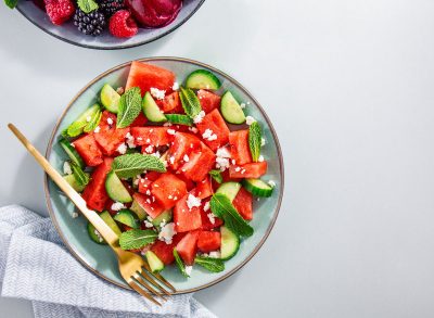 watermelon cucumber berries