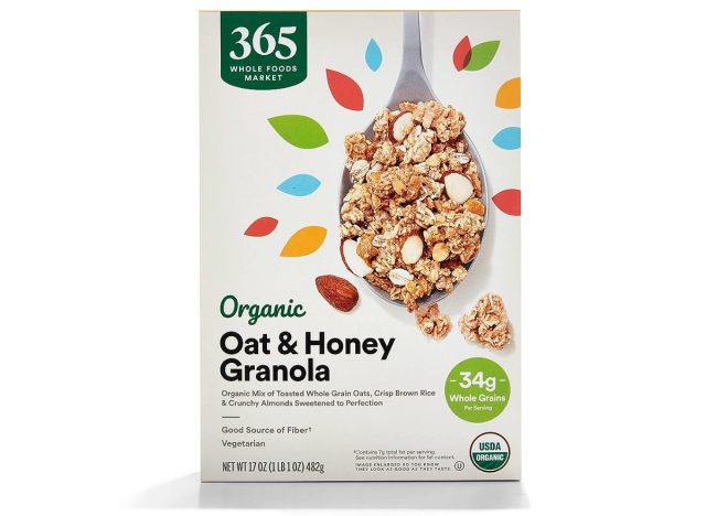365 organic oat honey granola