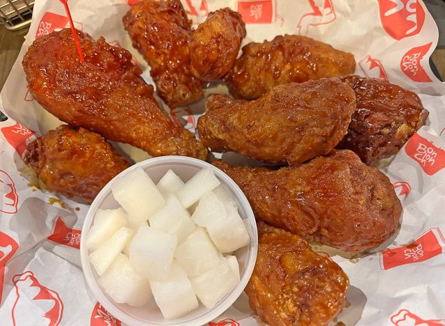 Chicken wings at Bonchon