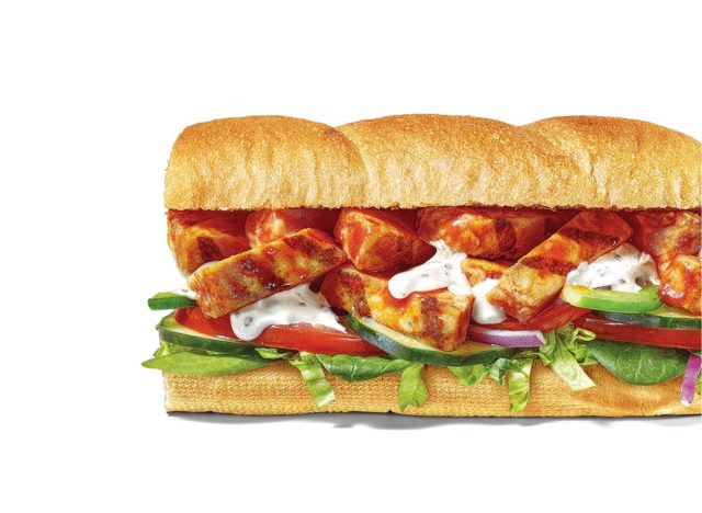 Buffalo Chicken Subway Sub