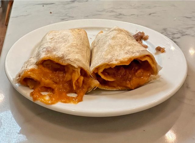 Whole Foods 365 Bean & Cheese burrito