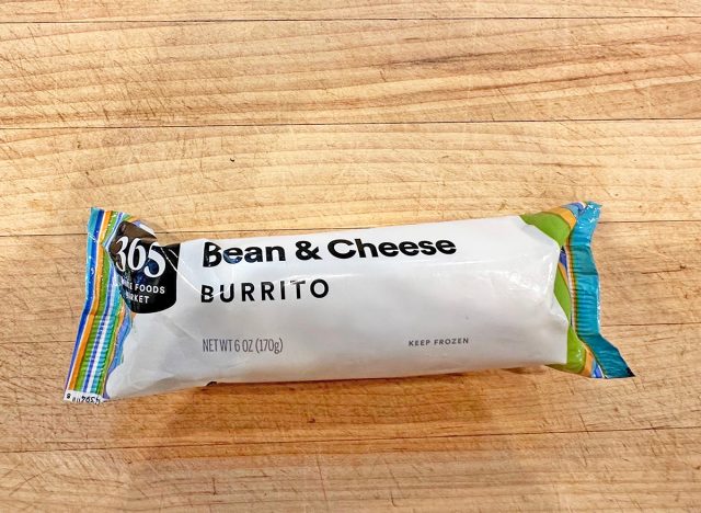 Whole Foods 365 Bean & Cheese Burrito