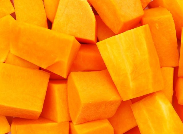 Chopped butternut squash