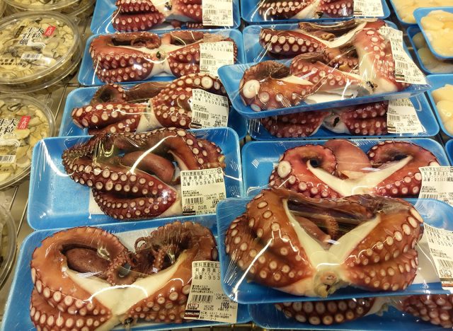 Seafood at Costco in Japan