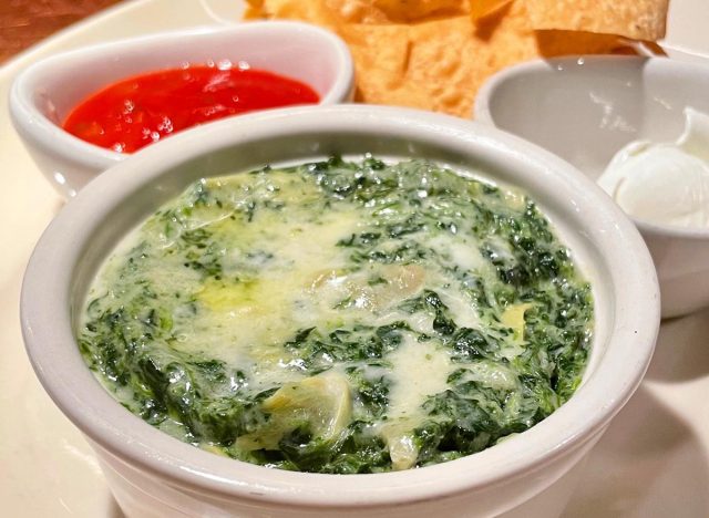 Spinach & Artichoke dip at Hillstone