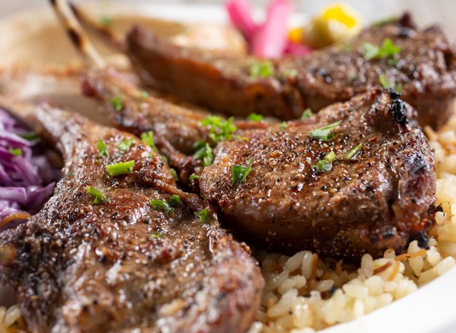 Grilled lamb chops