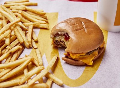 McDonald's double cheeseburger meal