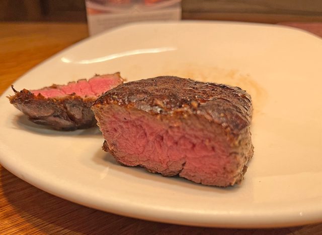 Six-ounce sirloin at Outback Steakhouse