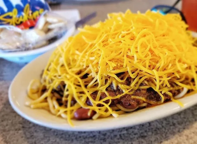 Skyline Chili's Cincinatti-style chili