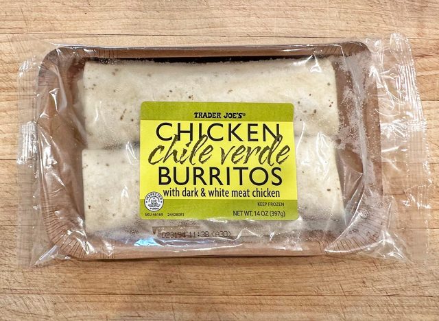 Trader Joe's Chile Verde Burritos