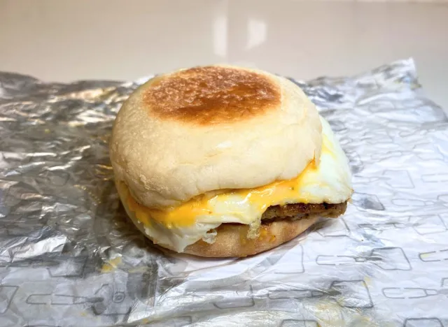 Wendy's Sausage, Egg & Cheese English Muffin