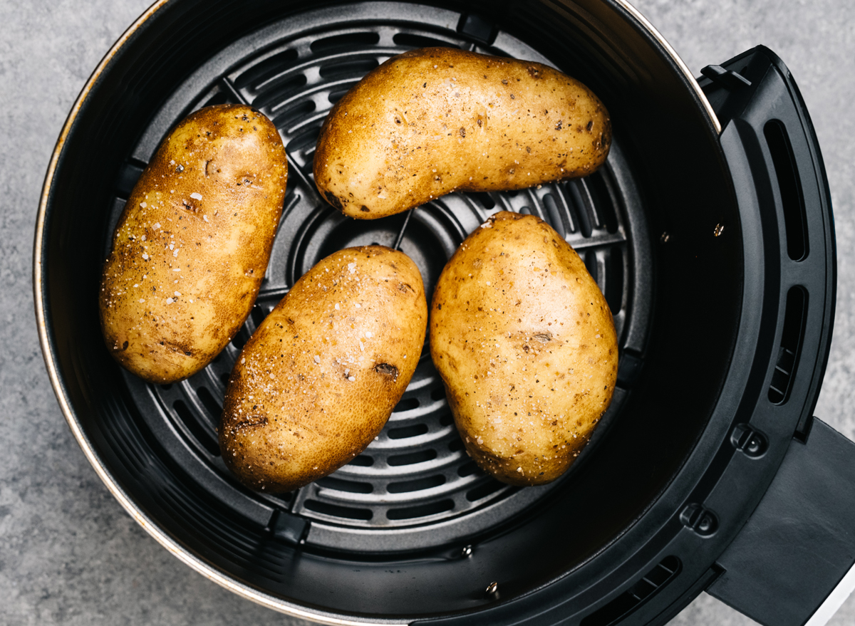 air fryer yellow baked potato