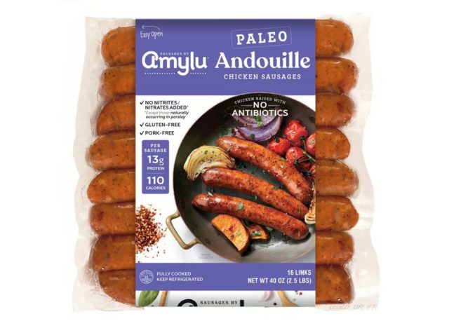 amylu andouille chicken sausages