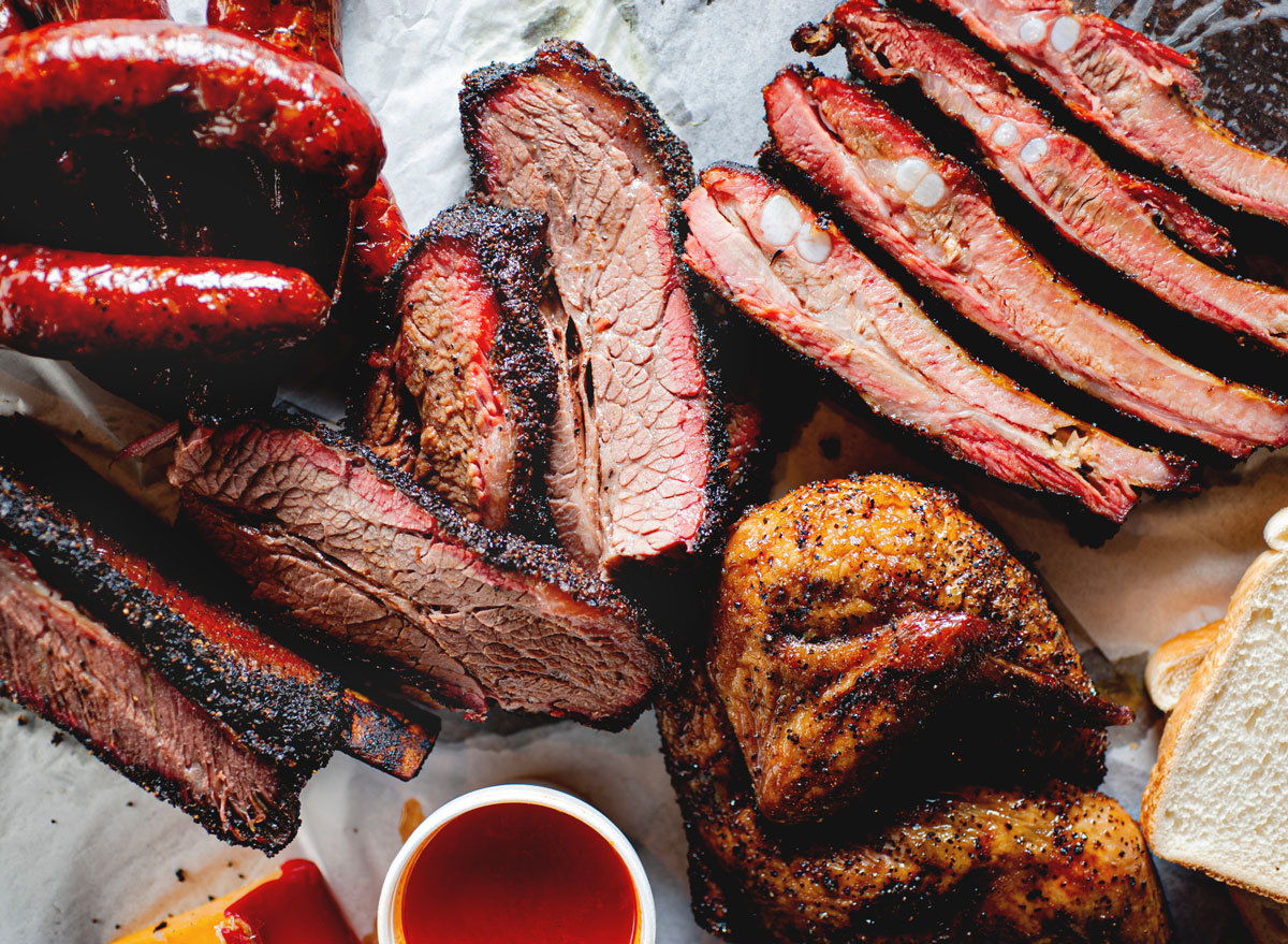 bbq platter brisket ribs