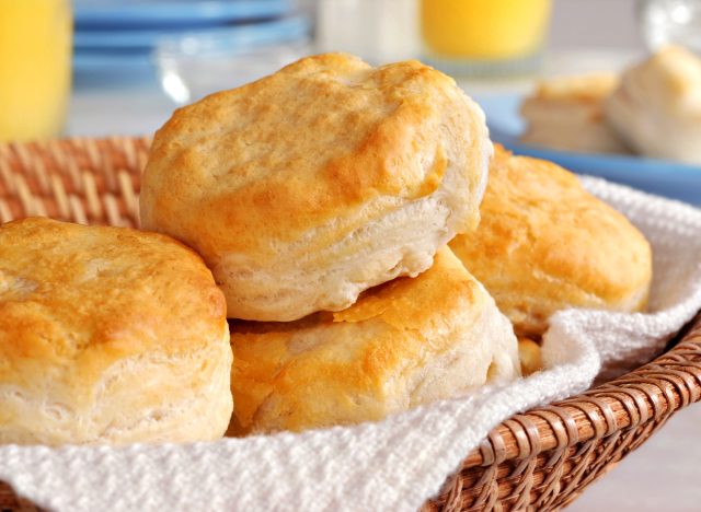 biscuits in basket