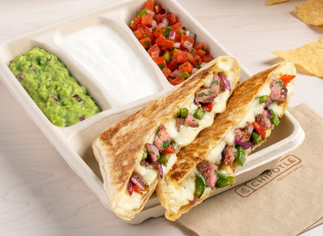chipotle carne asada quesadilla