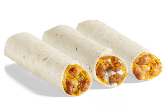 del taco cheddar chicken rollers