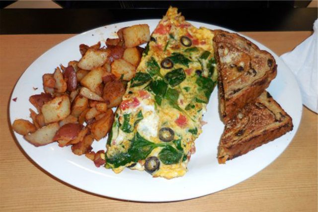 Eggs Up Grill 'The Greek' Omelet