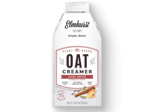 elmhurst oat creamer spiced chai