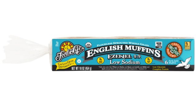 Food for Life Ezekiel 4:9 Sprouted Grain Low Sodium English Muffins