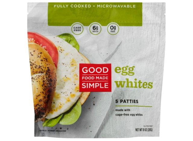 good food made simple egg white patties
