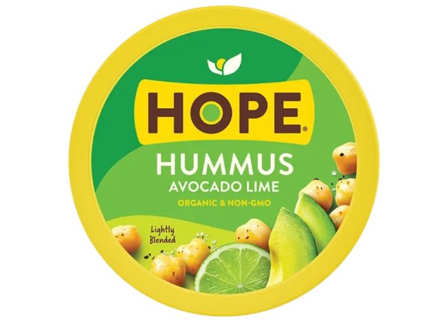 hope hummus avocado lime