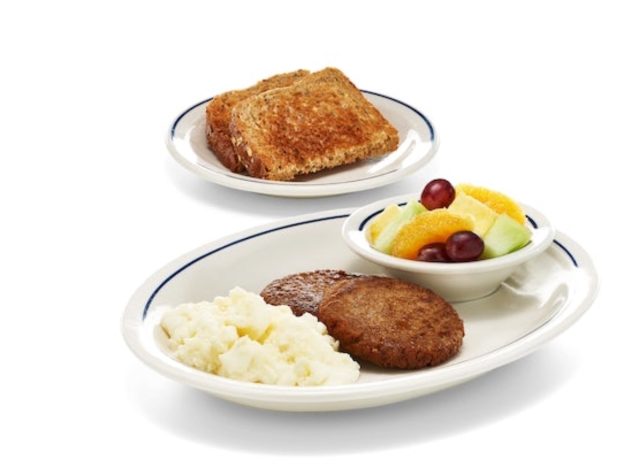 ihop plant based sausage combo