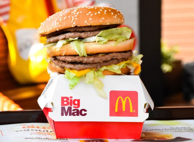 mcdonalds big mac burger