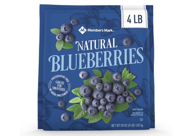 members mark blueberries