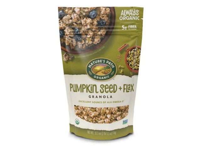 nature's path organic pumpkin seed and flax granola