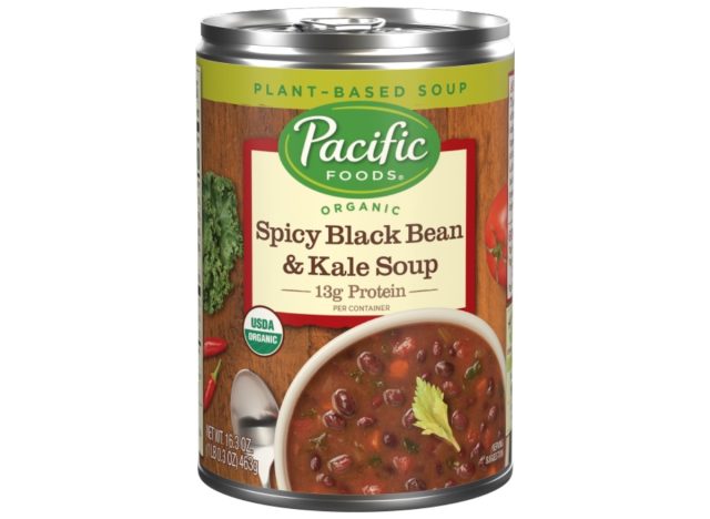 pacific black bean kale soup